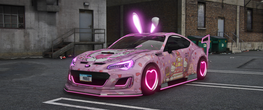 Debadged Cafe Hello Kitty Bunny with Dinamic Lights for FiveM GTA V