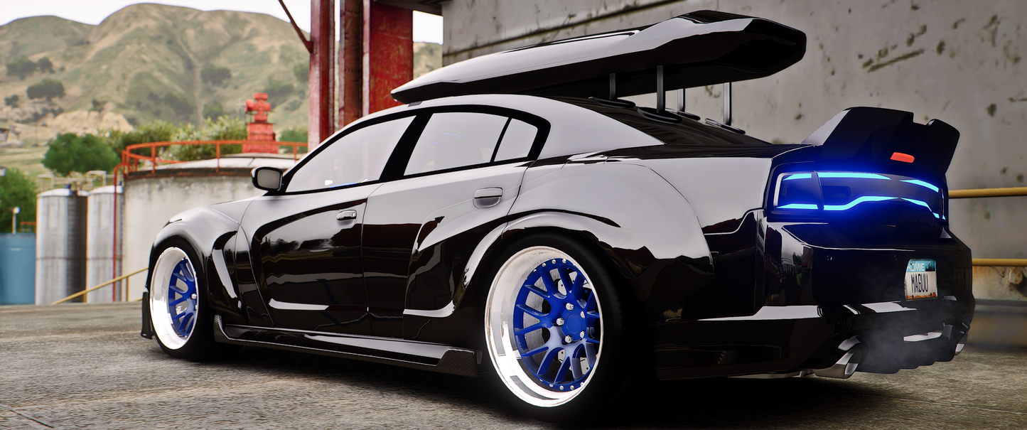 Debadged 2014 Dodge Charger Widebody for FiveM