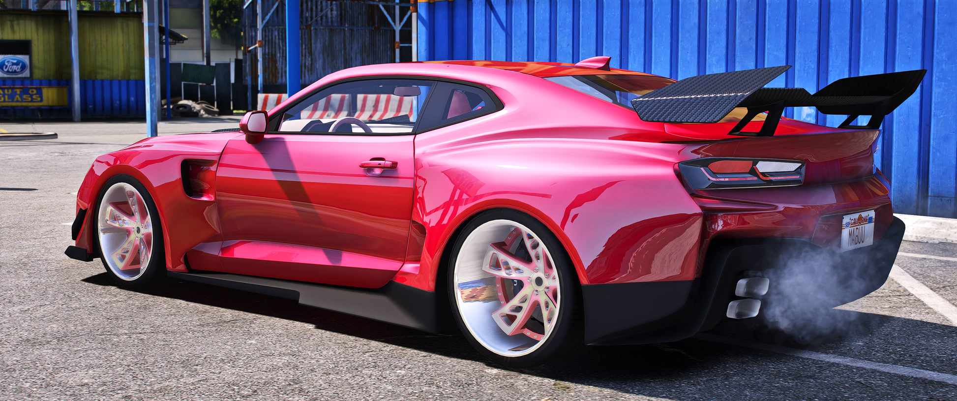 ide view of Debadged Hycade Camaro ZL1 for FiveM