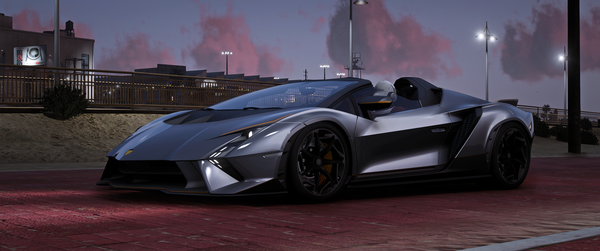 Debadged Lamborghini Auténtica 2023 FiveM Mod