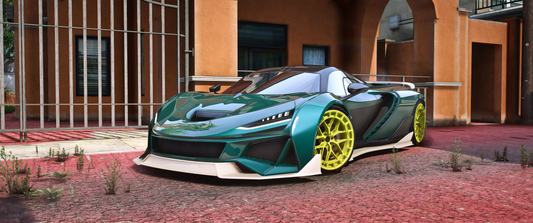 Debadged Mclaren W1 Venuum FiveM Mod