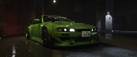 Debadged Nissan S13 Custom 1000HP mod for FiveM GTA V
