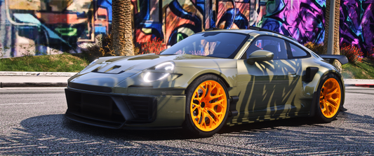 Debadged Porsche 911 992 Mantle FiveM mod