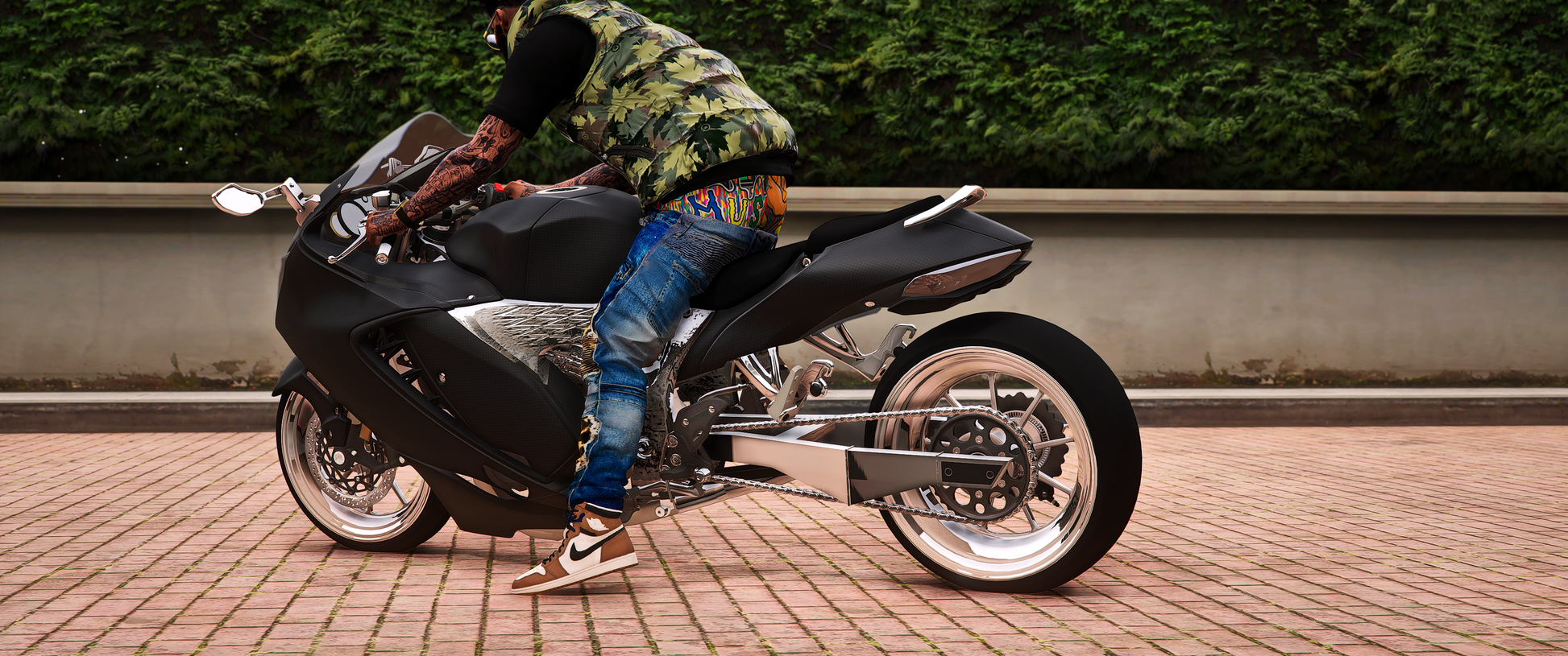 Debadged 2024 Suzuki Booooza mod for FiveM