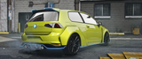 Side view of (Debadged) Volkswagen Golf ABT GTA V vehicle mod for FiveM