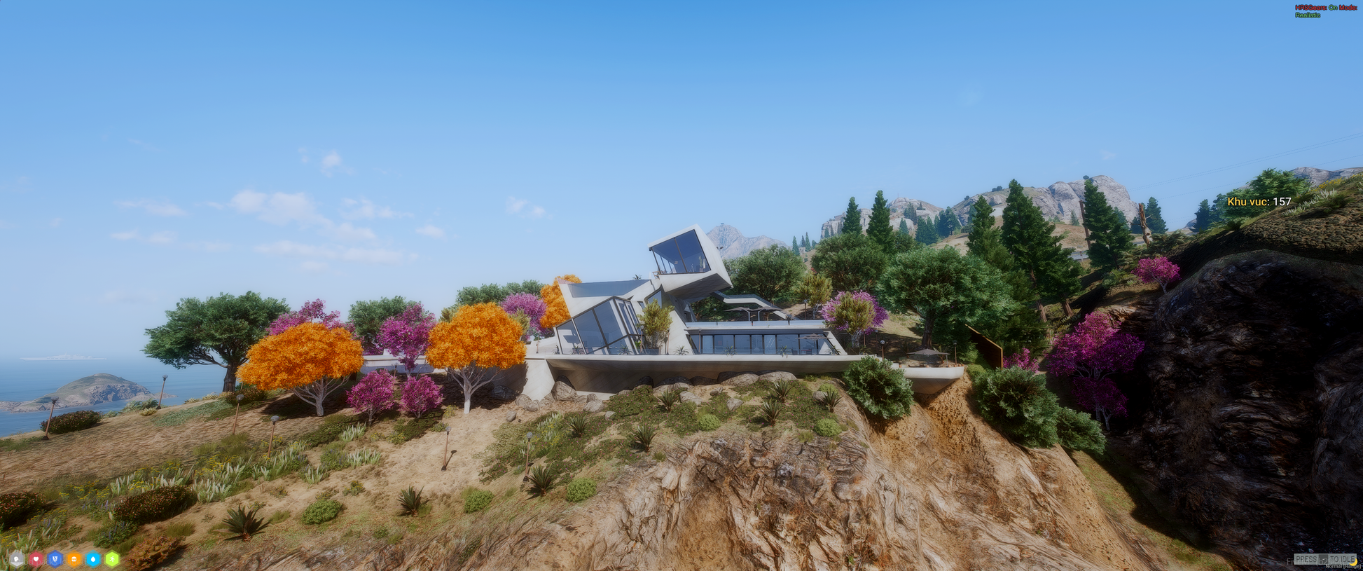 Front view of [MLO] Designer House in FiveM