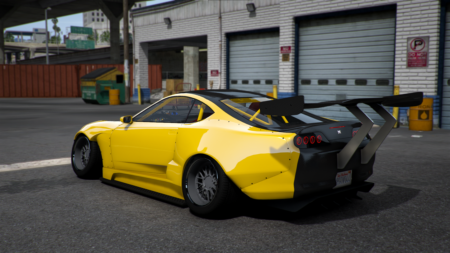 Side profile of the Dinka Jester Classic Reptile vehicle mod in RP
