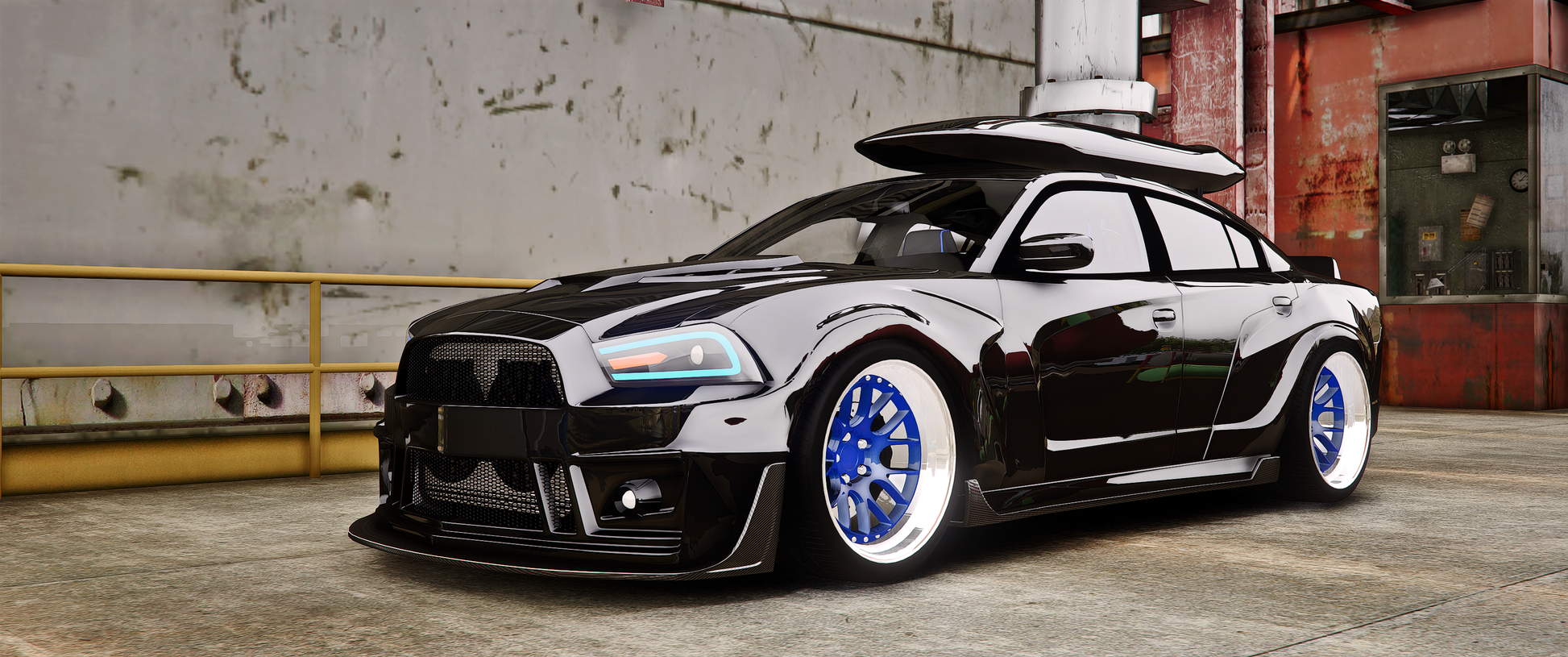 2014 Dodge Charger Hellcat Swap mod for FiveM