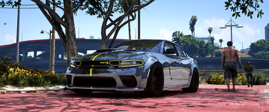 2022 Dodge Charger Jailbreak 2 front view in FiveM