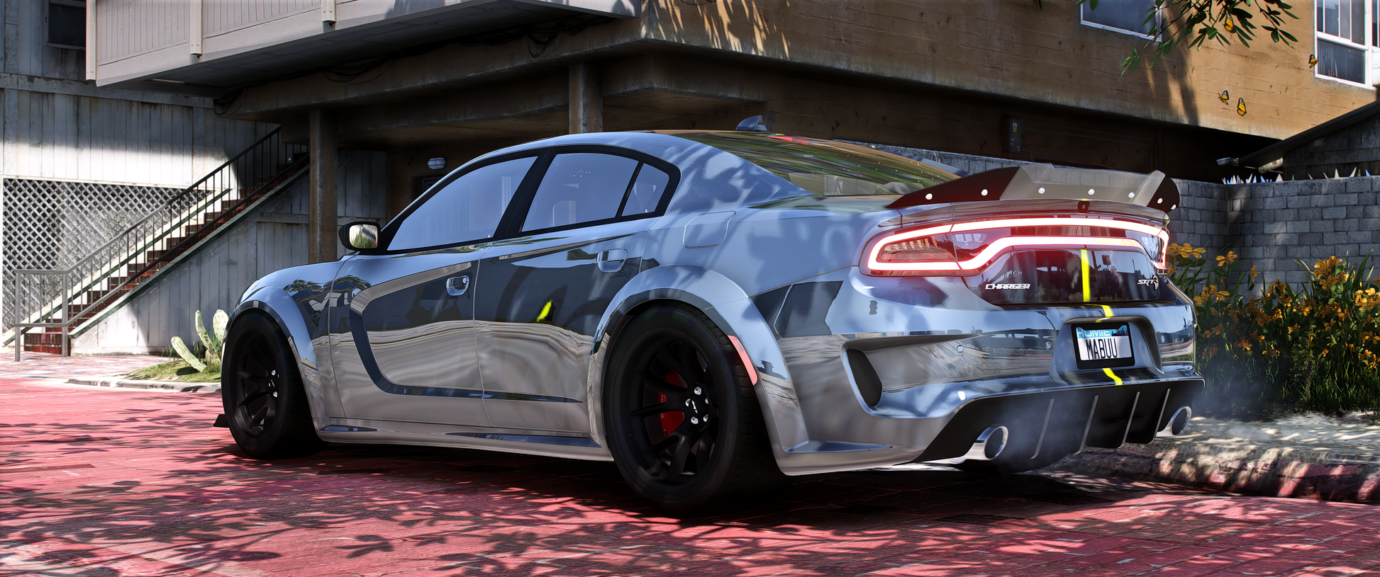 2022 Dodge Charger Jailbreak 2 side view in FiveM