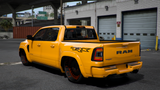 Close-up view of Dodge Ram Air Suspension in FiveM