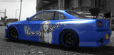 Elegy RH7 vehicle mod with realistic design and performance in FiveM