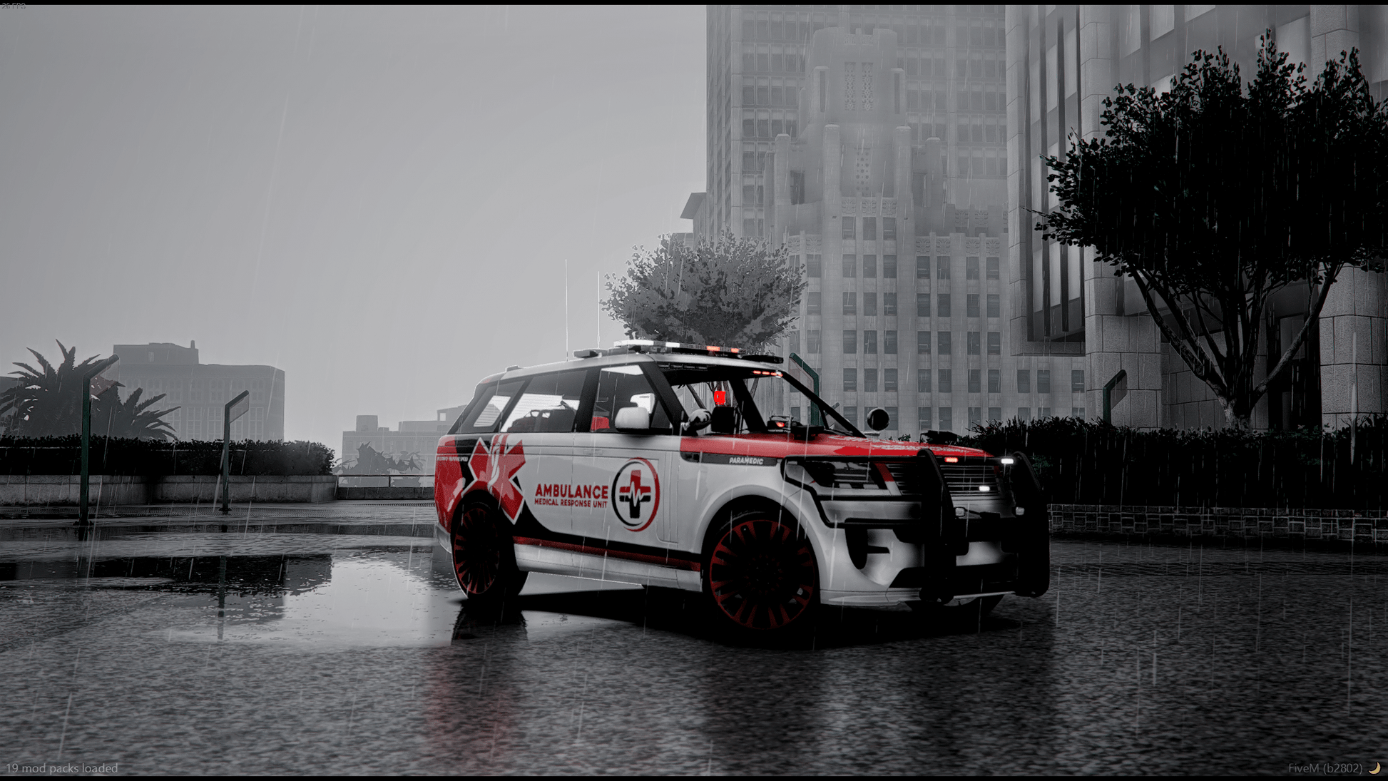 Interior of EMS vehicle mod for immersive RP