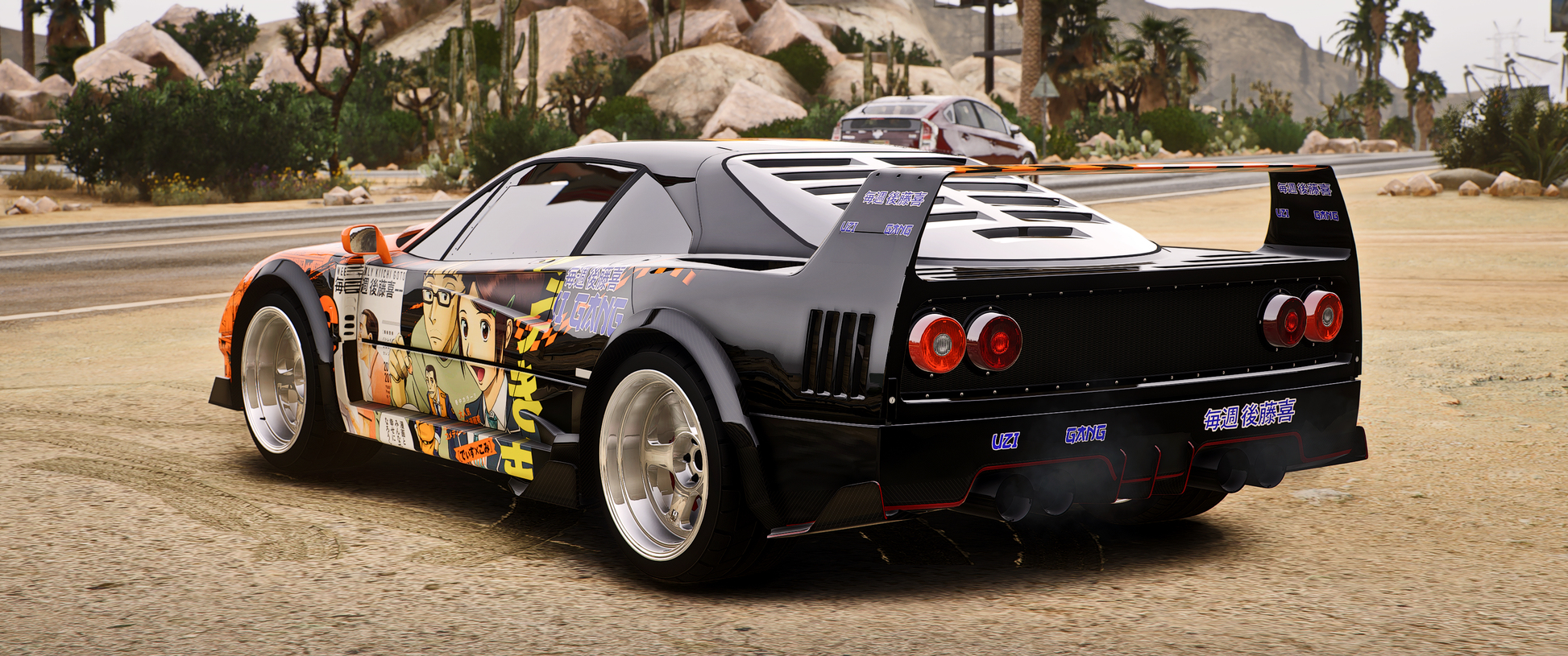 Ferrari F40 Vorsteiner debadged mod for FiveM server