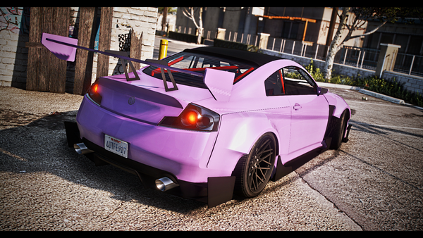 Side profile of the lore friendly Fathom FR36 CTX car in FiveM