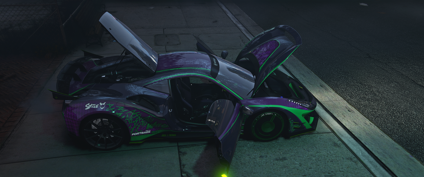 Ferrari 488 Pista Joker rear view showcasing lights