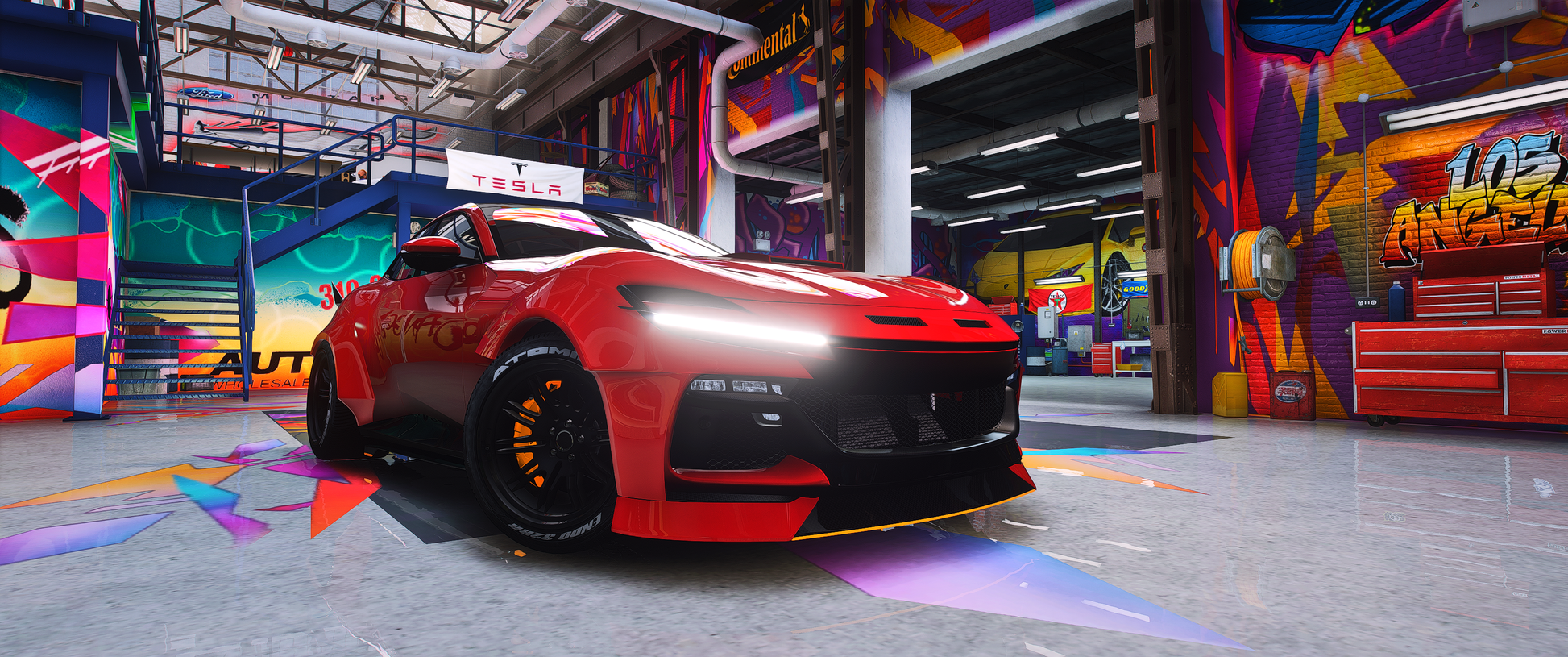 Debadged Ferrari Purosangue Beast in FiveM