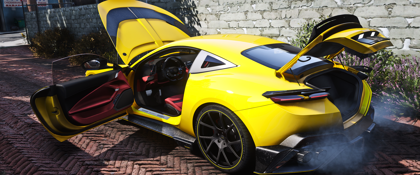 Mansory Ferrari Roma [unlock] Side View
