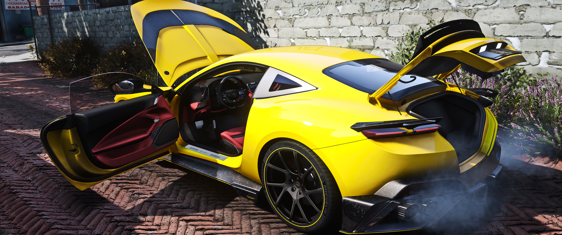 Mansory Ferrari Roma [unlock] Side View
