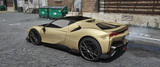 Side view of (Debadged) Ferrari SF90 Keyvany GTA V vehicle mod for FiveM