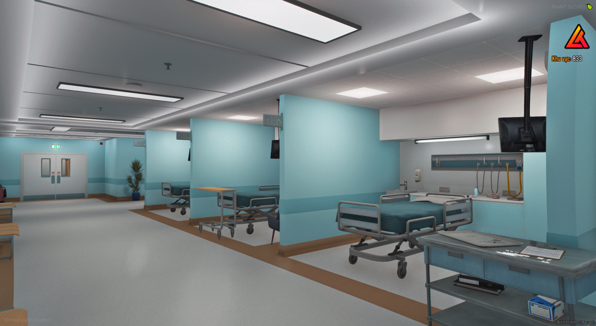 FiveM Central LS Medical MLO interior for immersive roleplay scenarios