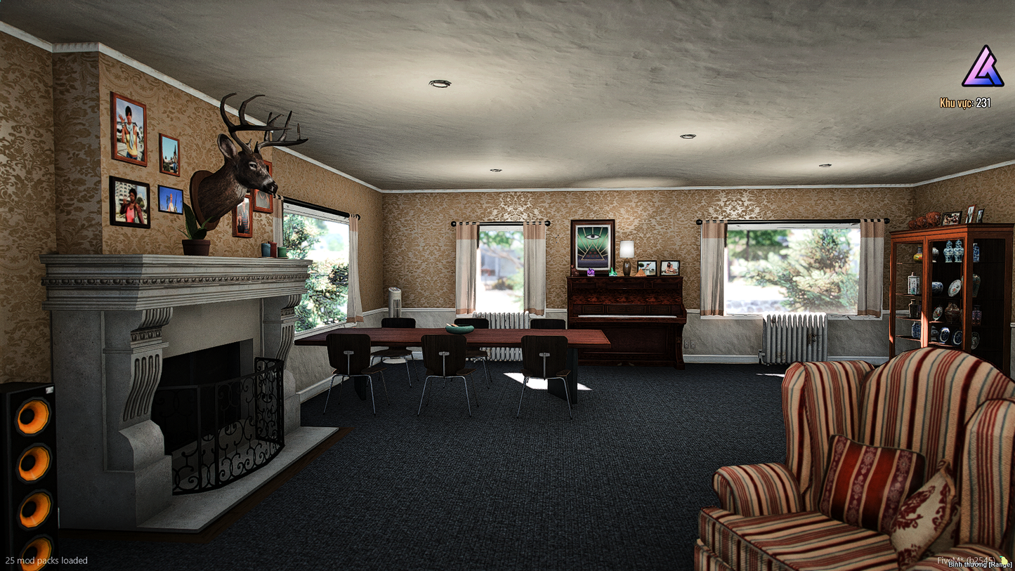 Bathroom design of FiveM Sandy Shores House mod