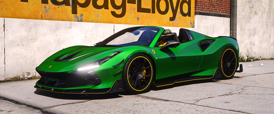 2022 Ferrari F8 Mansory V2 FiveM vehicle front view