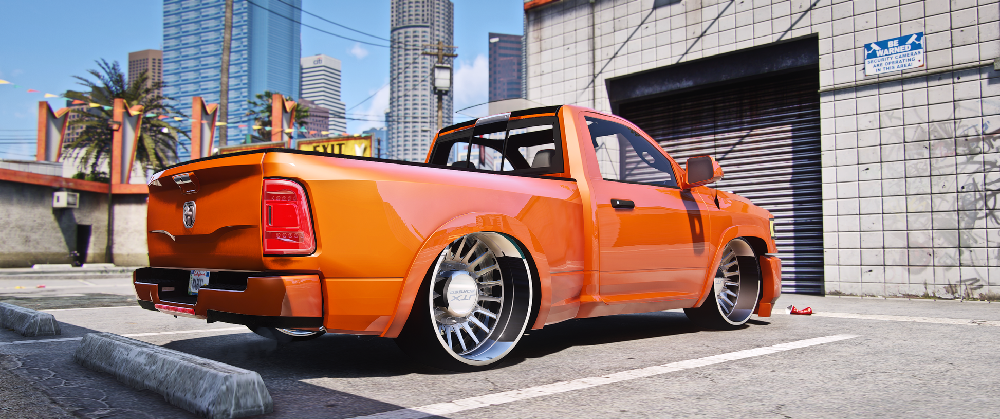 Dodge Ram Bagged Pickup Truck for FiveM