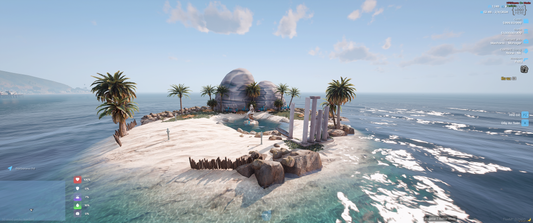MAP Ilhada Sereia custom FiveM island map overview