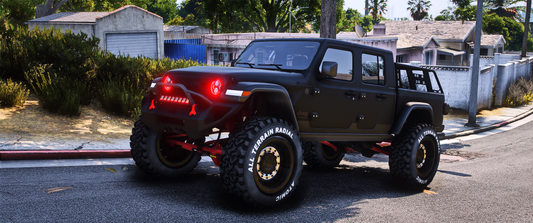 Jeep Gladiator 2021 Lifted FiveM vehicle front view
