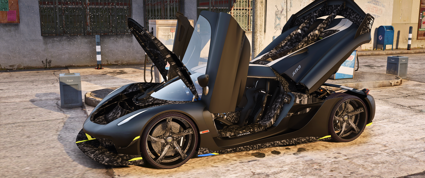 Koenigsegg Jesko Forgiato FiveM high-performance hypercar showcase