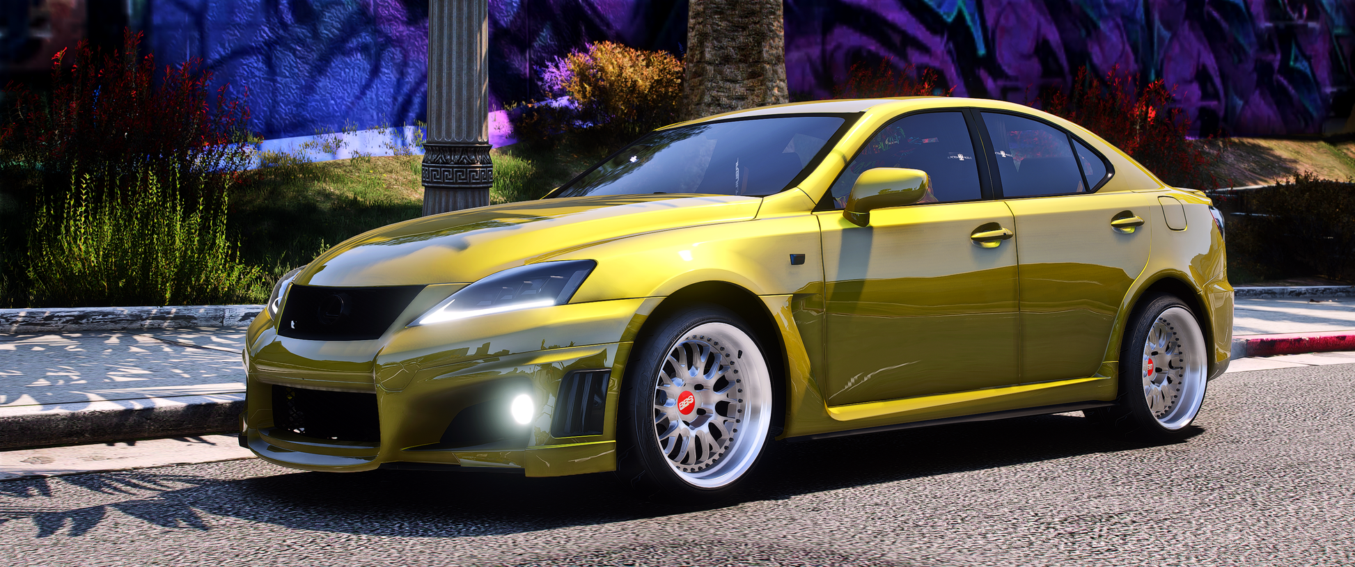 Lexus IS F FiveM vehicle exterior view