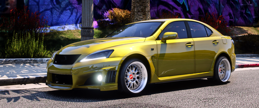 Lexus IS F FiveM vehicle exterior view