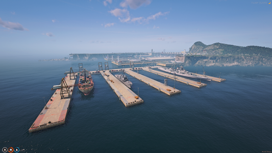 [MAP] Military Base Island FiveM exterior overview