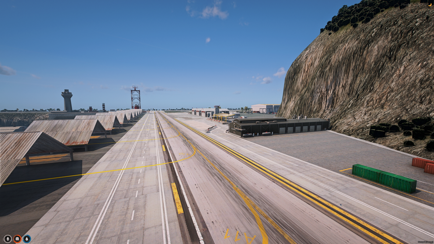 [MAP] Military Base Island FiveM defensive walls
