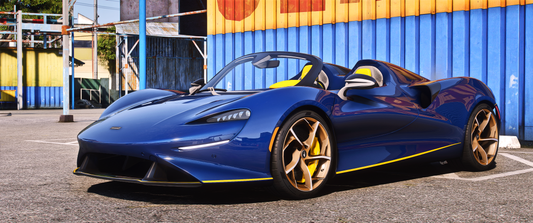 McLaren Elva 2021 FiveM vehicle exterior view