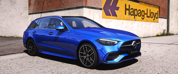 Mercedes-Benz C-Class Estate 2022 FiveM vehicle exterior view