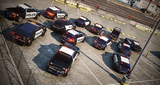 FiveM police vehicle pack featuring 13 lore friendly cars
