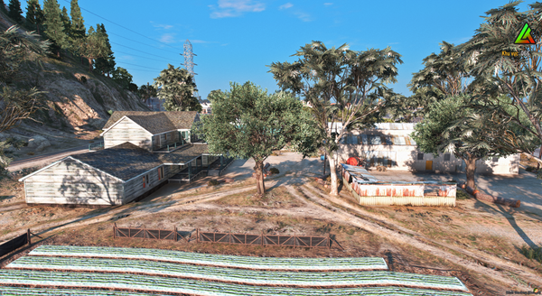 Exterior view of MLO Paleto Farm House in FiveM
