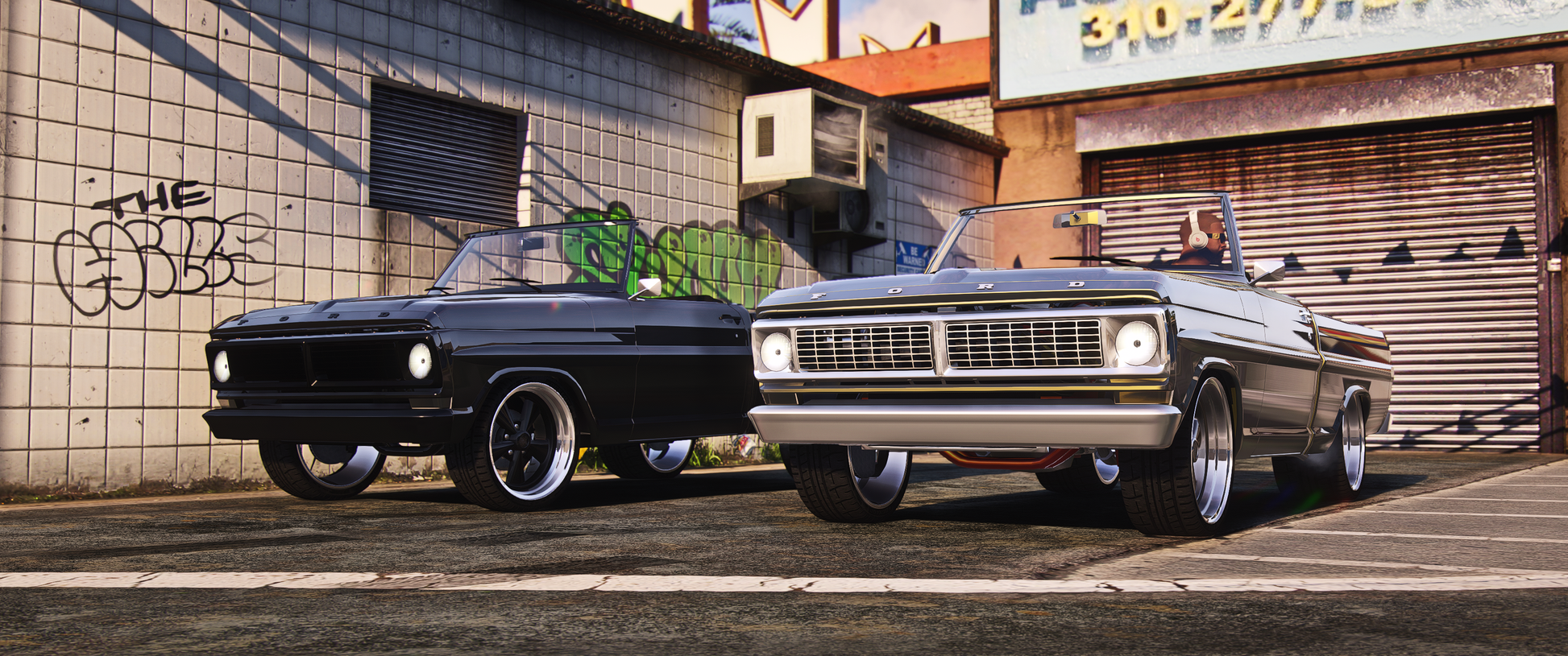 Ford F100 Vert 1970 FiveM Vehicle Mod