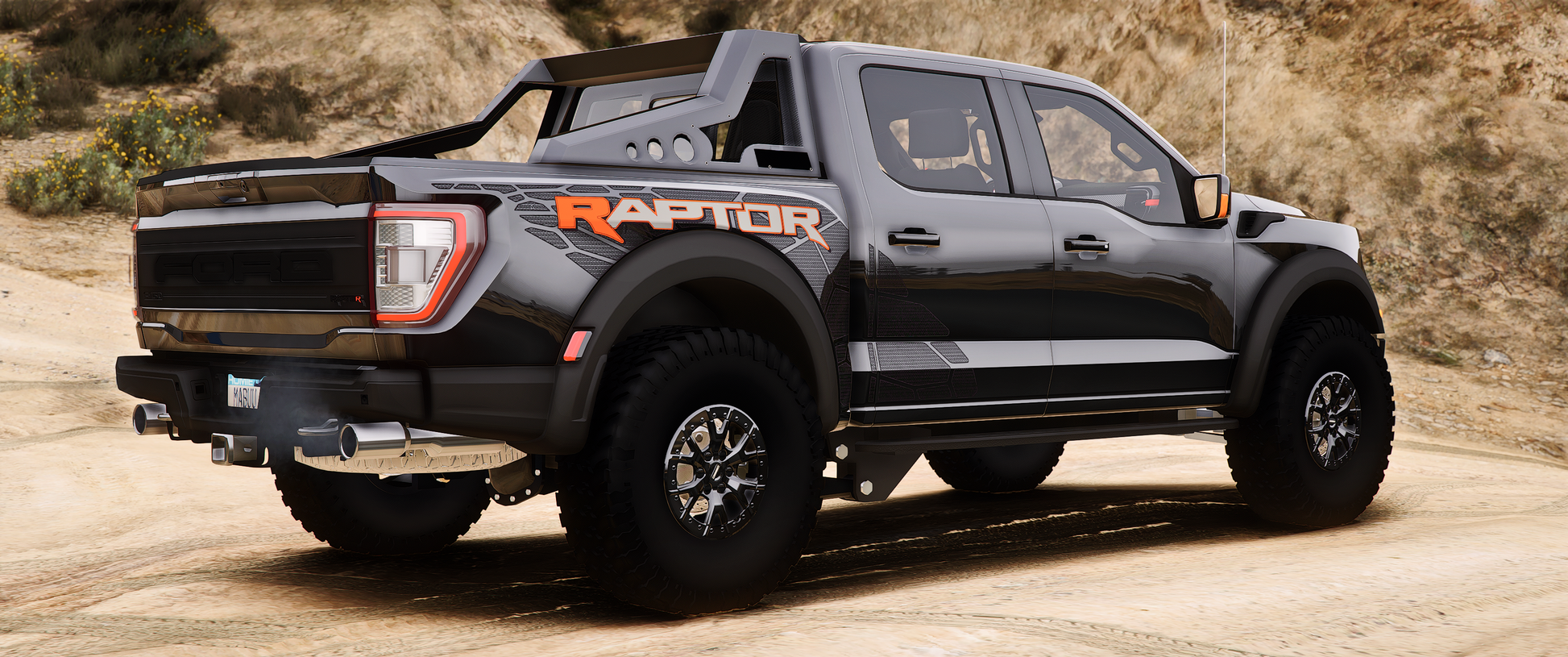 Ford F150 Raptor R 2024 side view