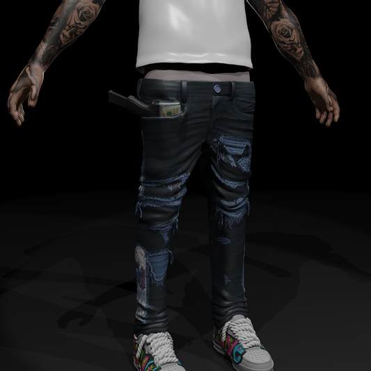 Glock Money Jeans Prop for FiveM GTA V