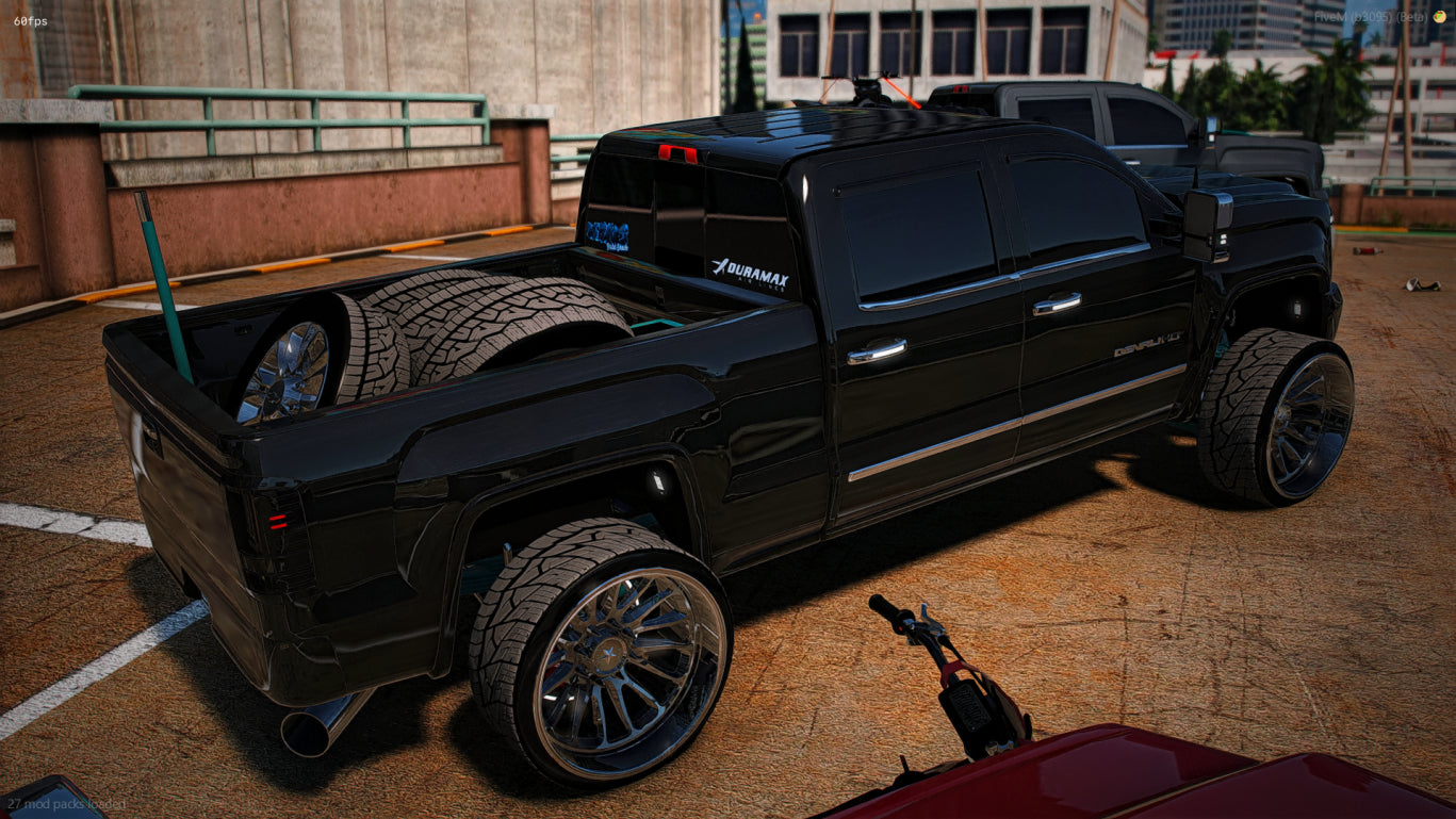 Side profile of GMC Denali Custom FiveM vehicle mod