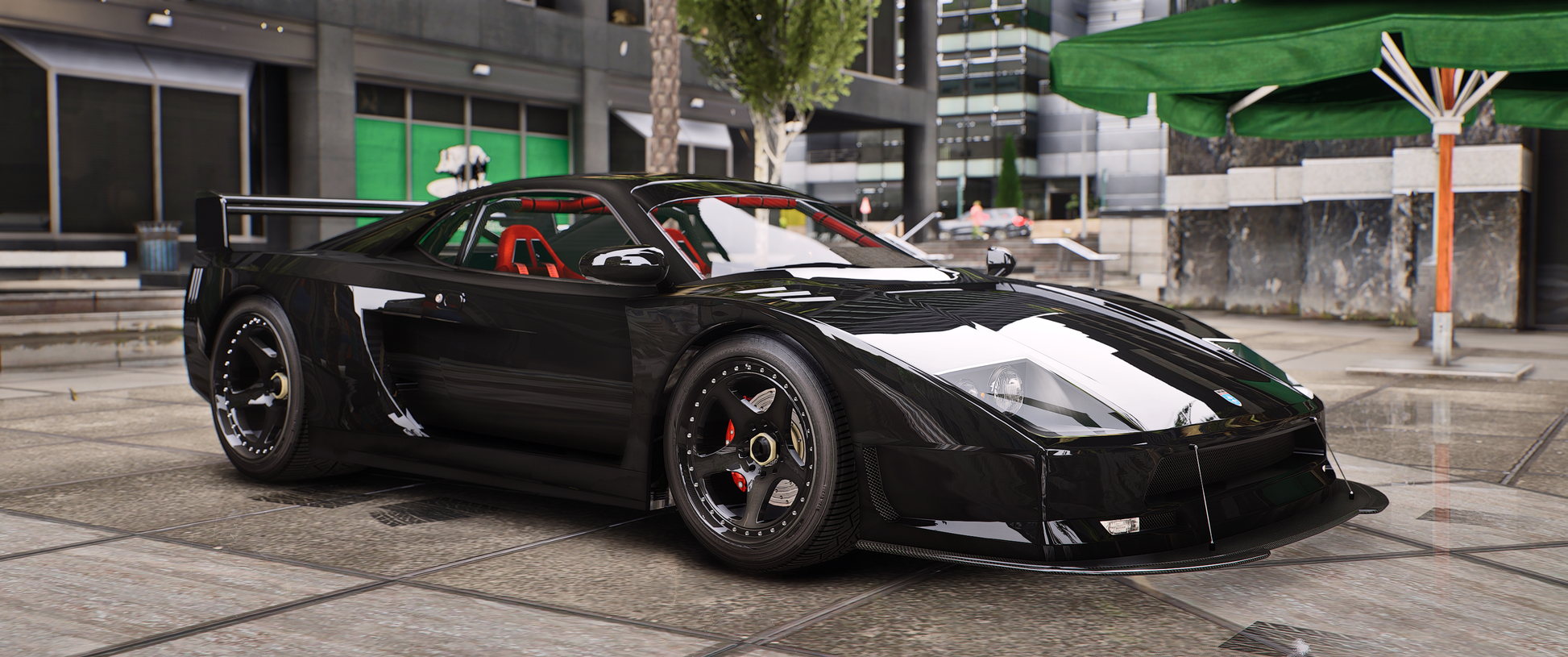 Lore Friendly Grotti Turismo Classic CTX FiveM Mod Front View