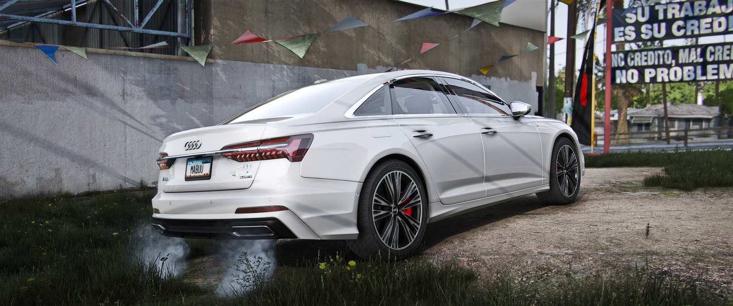 GTA V Audi A6 2024 realistic vehicle mod