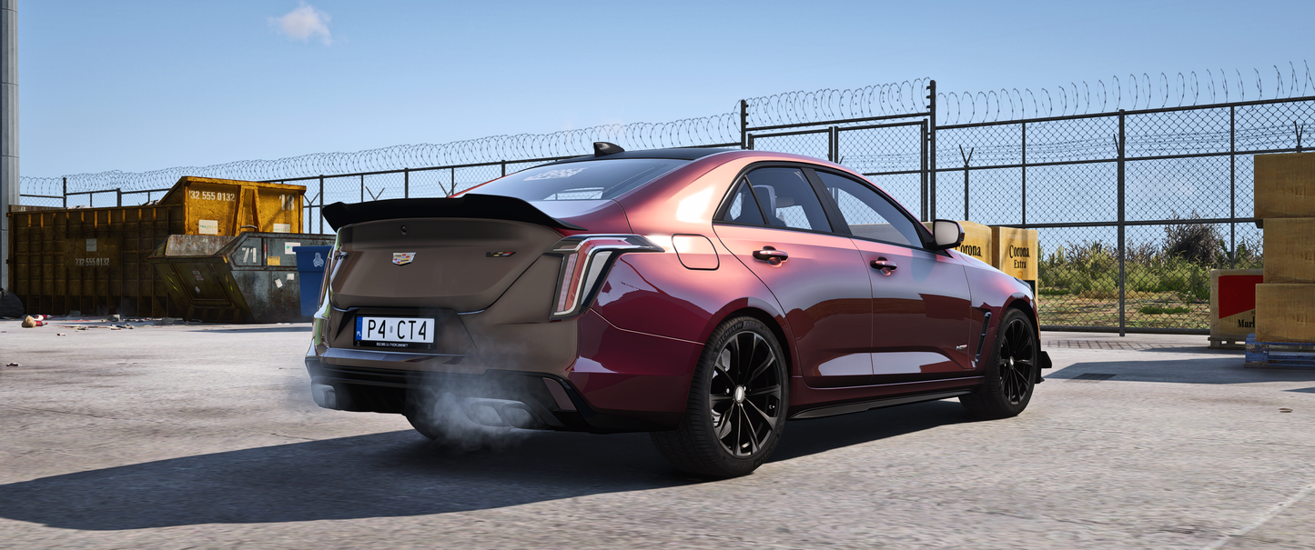 GTA 5 Cadillac CT4-V Blackwing Car Mod