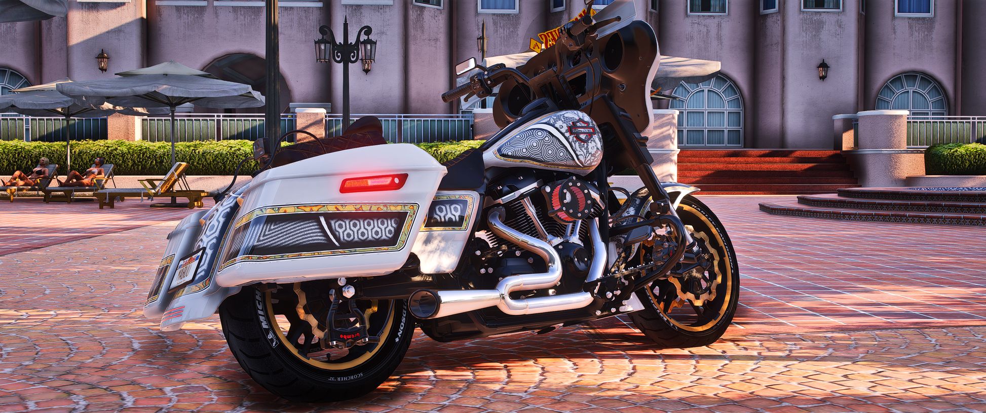 Front view of Debadged Wild Child GTA5 mod