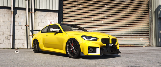 Front view of BMW M2 G87 Adro Kit mod