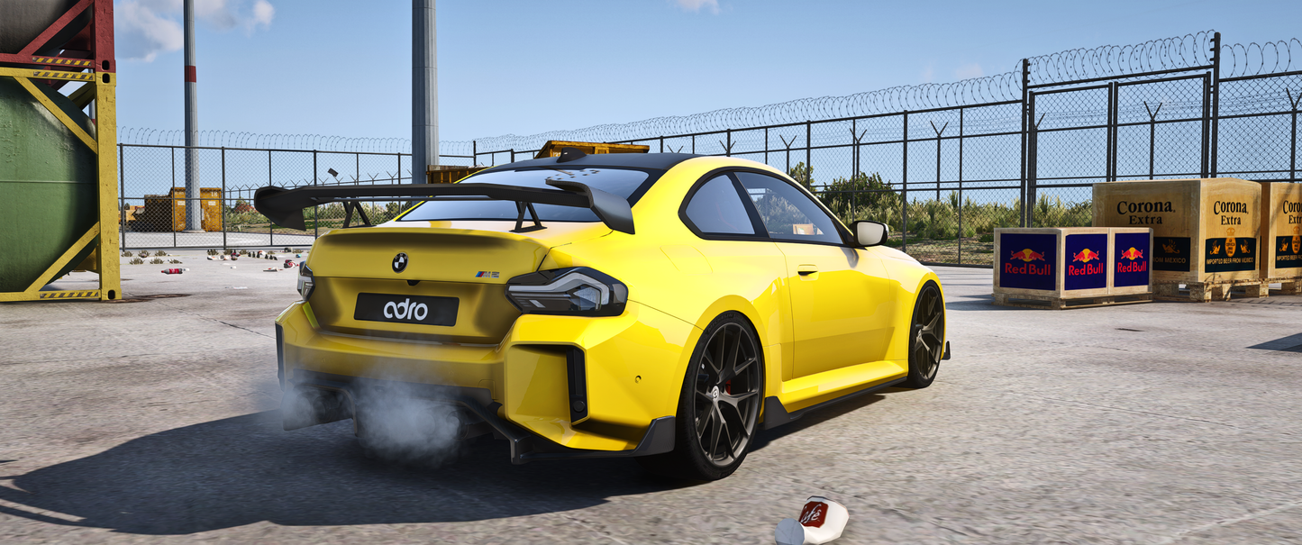 Side view of BMW M2 G87 Adro Kit mod