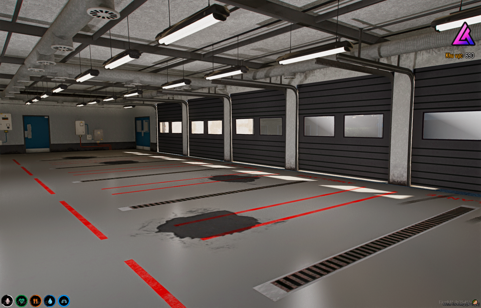 Interior view of Ambulance Central mod